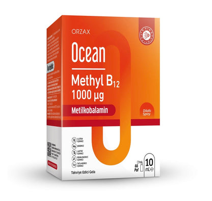 Orzax Ocean Methyl B12 10 ml Takviye Edici Gıda