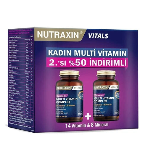 Nutraxin Vitals Multi Vitamin Kadın