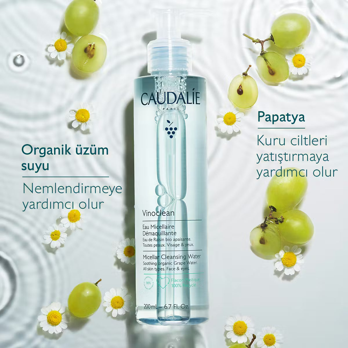 Vinoclean Misel Temizleme Suyu 100ml