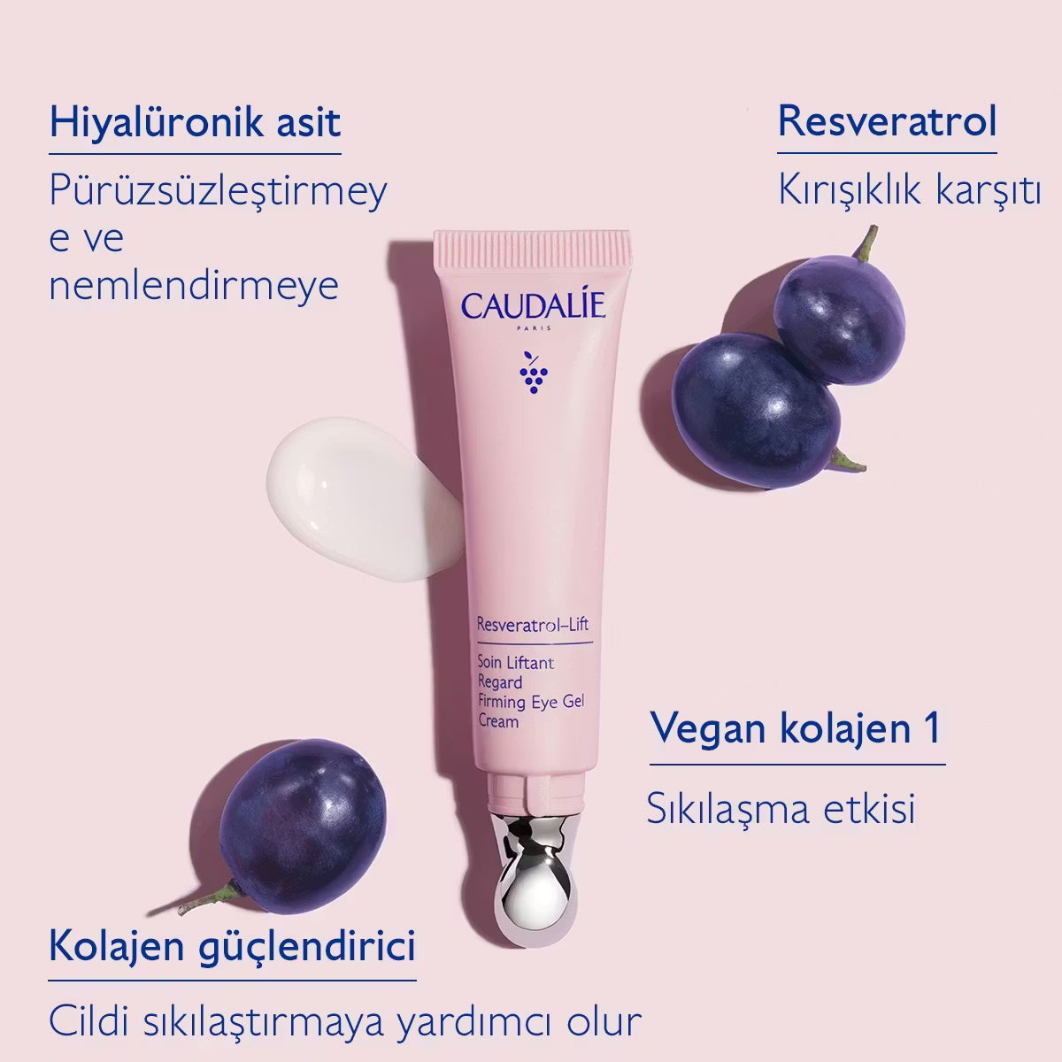 Resveratrol-Lift Sıkılaştırıcı Jel Göz Bakım Kremi