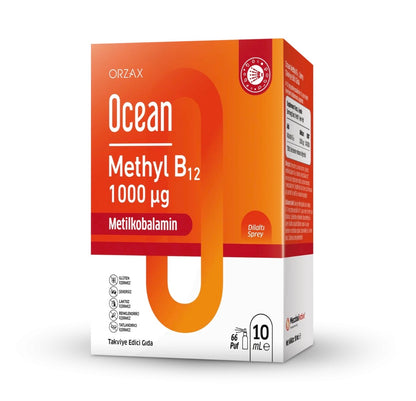 Orzax Ocean Methyl B12 10 ml Takviye Edici Gıda