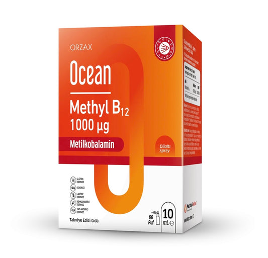 Orzax Ocean Methyl B12 10 ml Takviye Edici Gıda