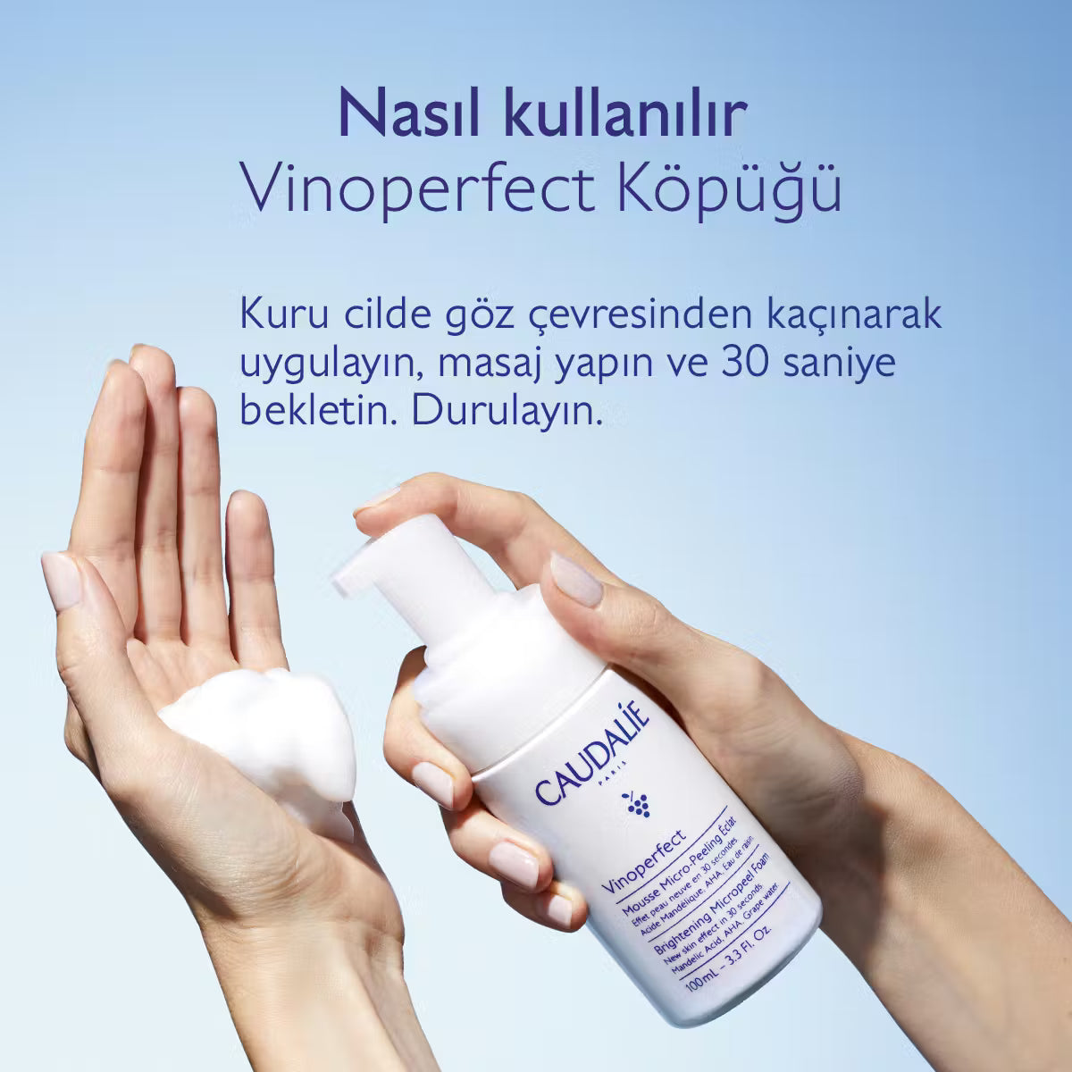 Vinoperfect Işıltı Verici Mikro Peeling Temizleme Köpüğü - 50mL