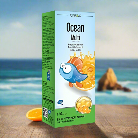 Orzax Ocean Multi Şurup 150 ml - Ballı Portakallı