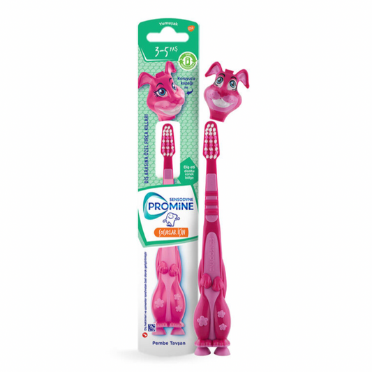 Sensodyne Promine Çocuklar İçin Yumuşak Diş Fırçası - Pembe Tavşan