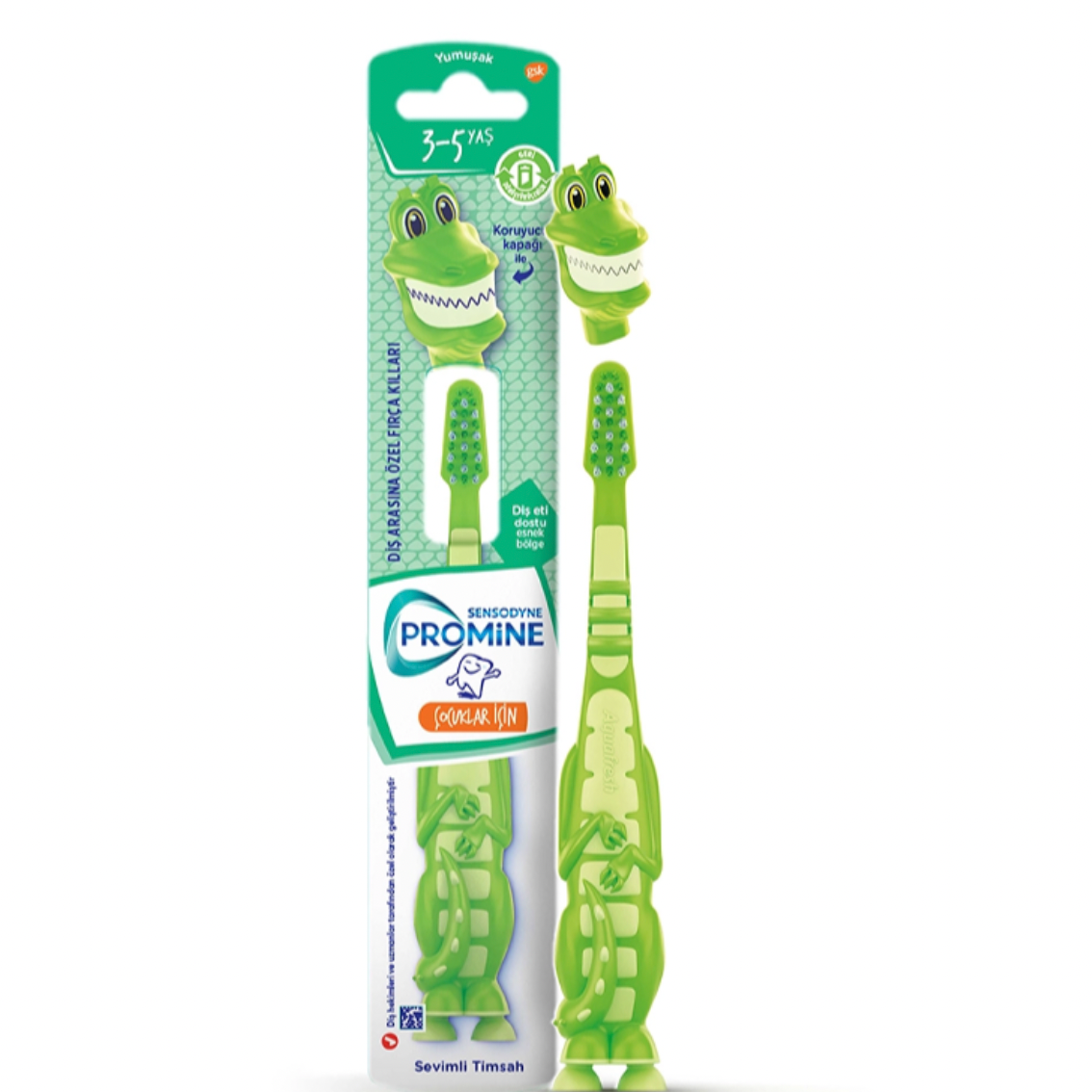 Sensodyne Promine Kids 3-5 Yaş Yumuşak Diş Fırçası - Sevimli Timsah