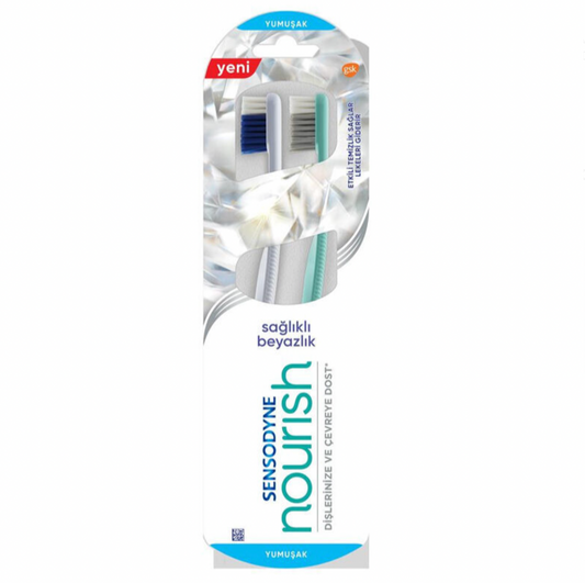 Sensodyne Nourish Diş Fırçası Sağlıklı Beyazlık 2'li Paket