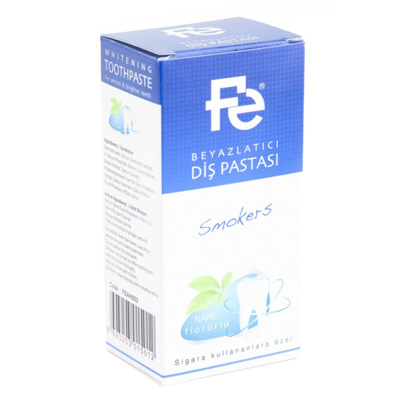 Fe Diş Pastası Naneli / Smokers 90 Ml