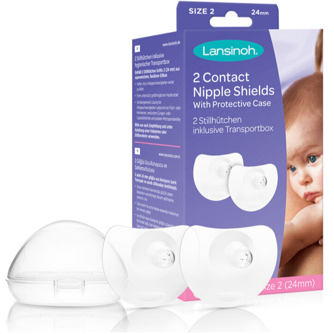 Lansinoh Göğüs Ucu Koruyucu 2x24mm