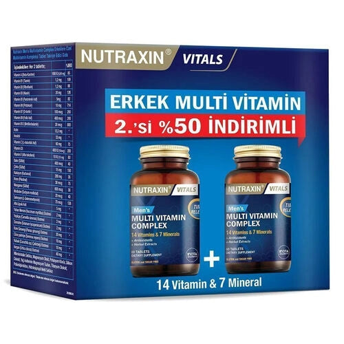 Nutraxin Vitals Multi Vitamin Erkek