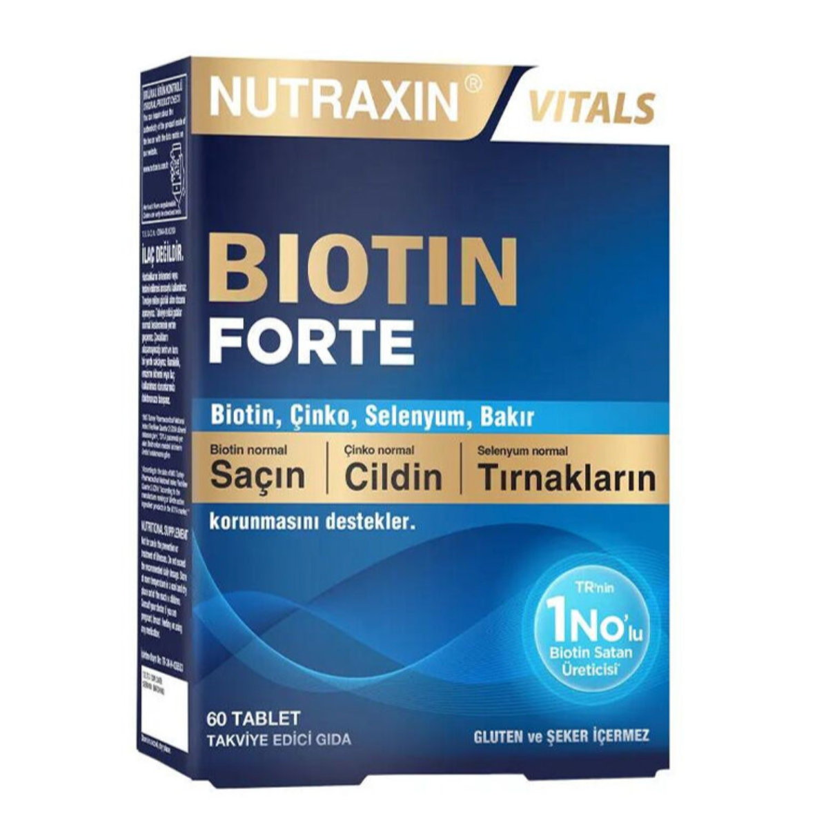 Nutraxin Biotin Forte 60 Tablet Takviye Edici Gıda