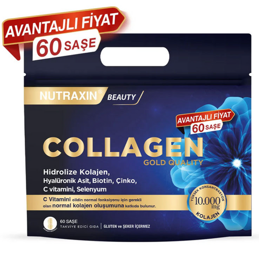 Nutraxin Collagen Gold Quality Hidrolize Kolajen 60 Saşe