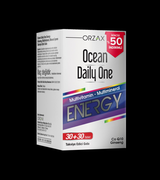 Ocean Daily One Multivitamin Multimineral Enerji İkincisi %50 İndirimli 30+30 Tb