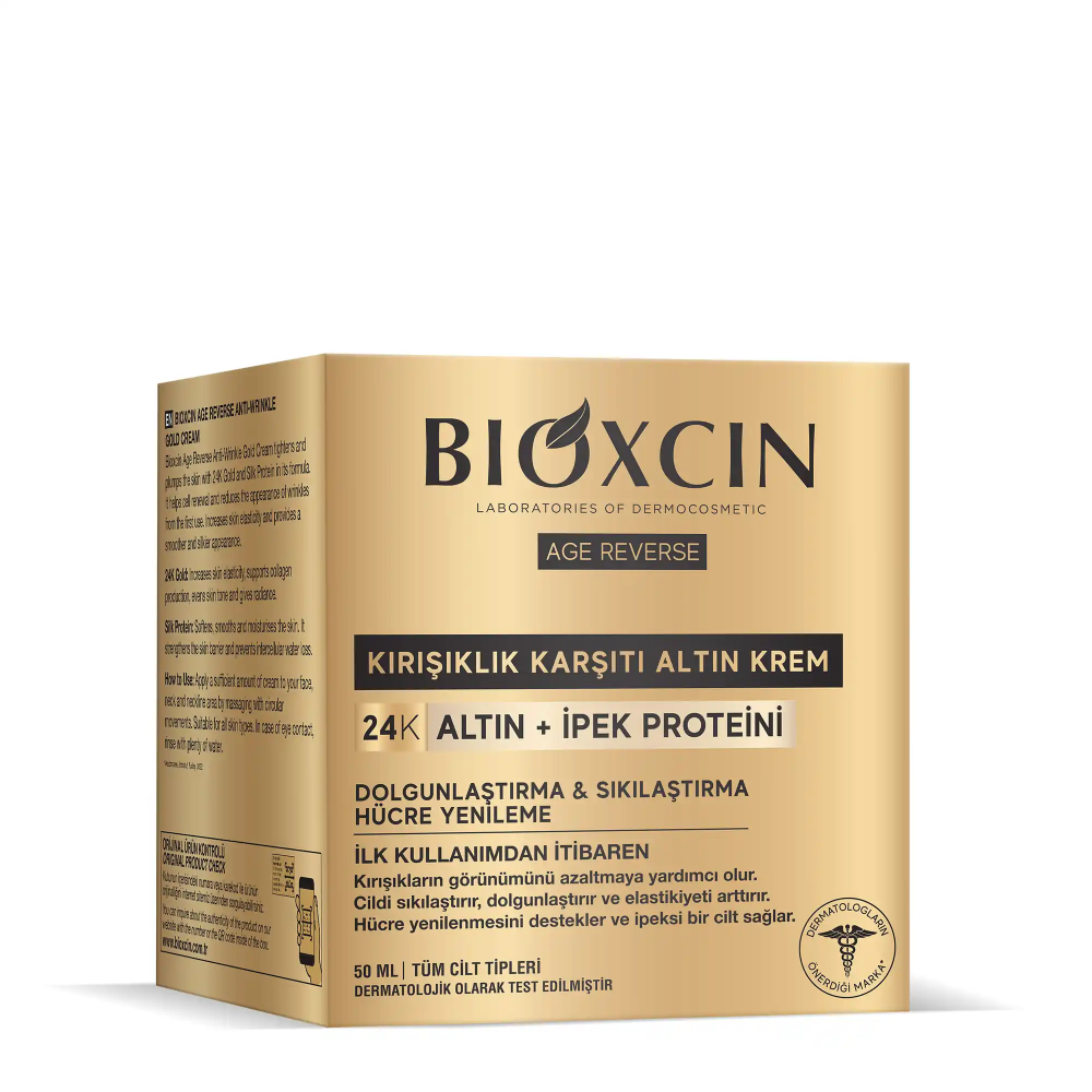 Bioxcin Age Reverse Kırışıklık Karşıtı Altın Krem 50 ml