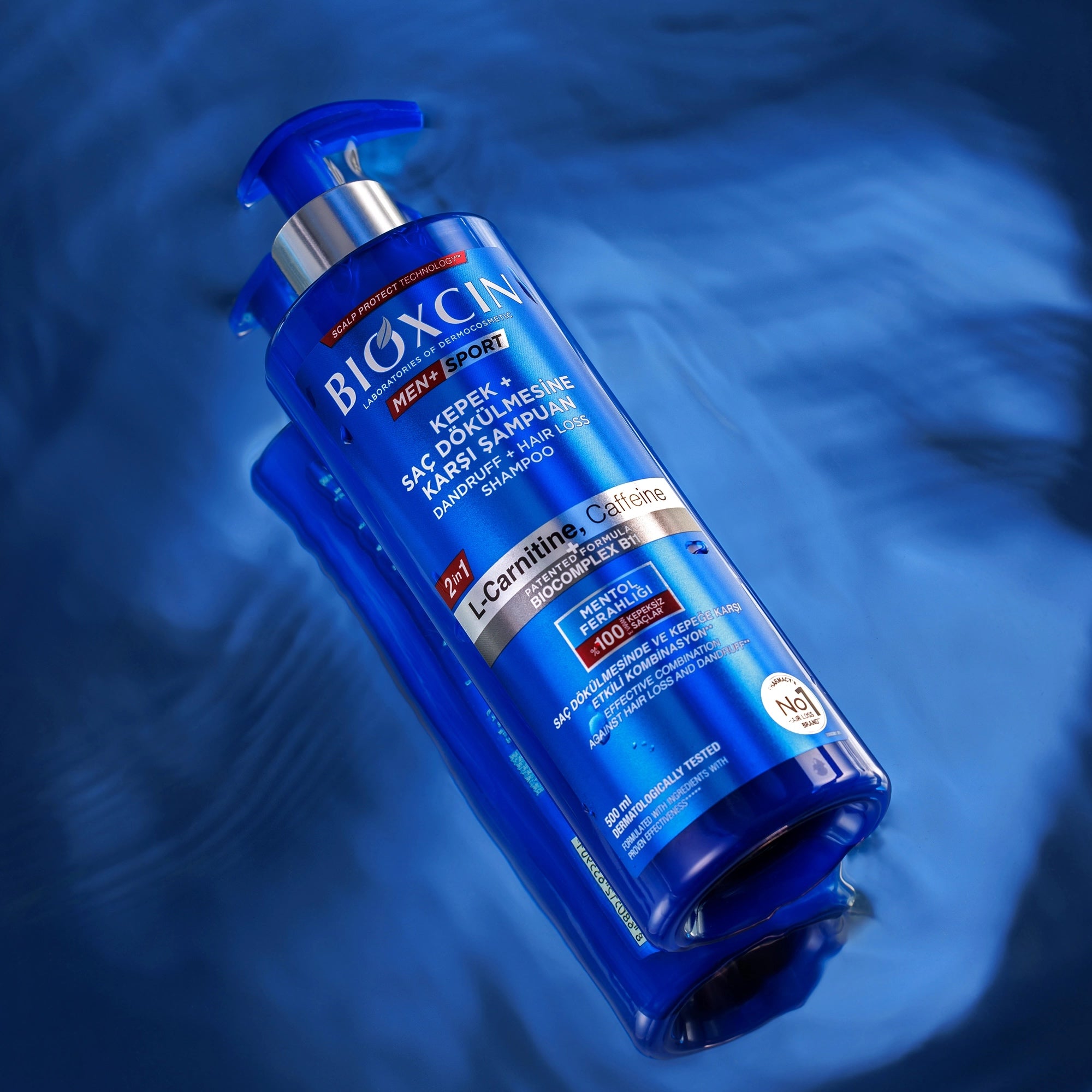 Bioxcin Men+Sport Kepek + Saç Dökülmesine Karşı Şampuan 500ml