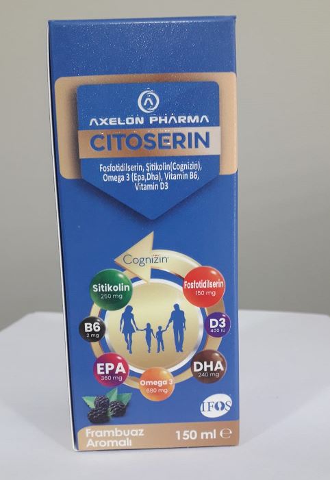 AXELON PHARMA CITOSERIN 150ML FRAMBUAZ SURUP