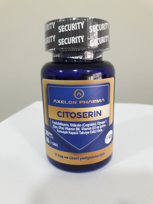 AXELON PHARMA CITOSERIN 30 YUMUSAK KAPSUL