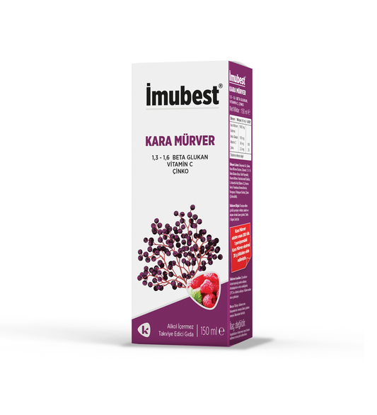 İmubest Sambucus Kara Mürver Şurup 150 ML