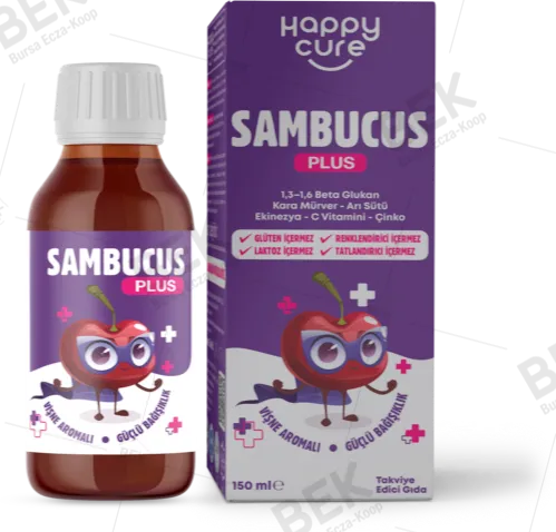 HAPPY CURE SAMBUCUS PLAS ŞURUP